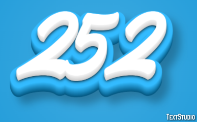252 Text Effect