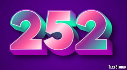 252 Text Effect