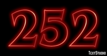 252 Text Effect