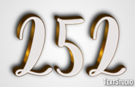 252 Text Effect