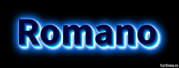 Romano Effetto testo