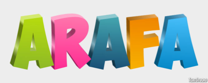 Arafa テキスト効果
