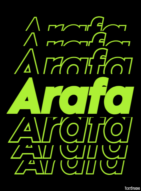Arafa Text Effect