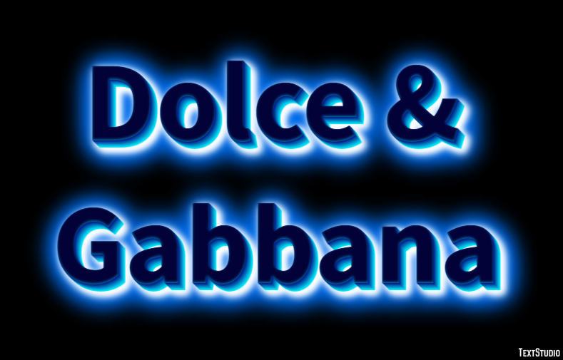 Dolce & Gabbana Effet de Texte
