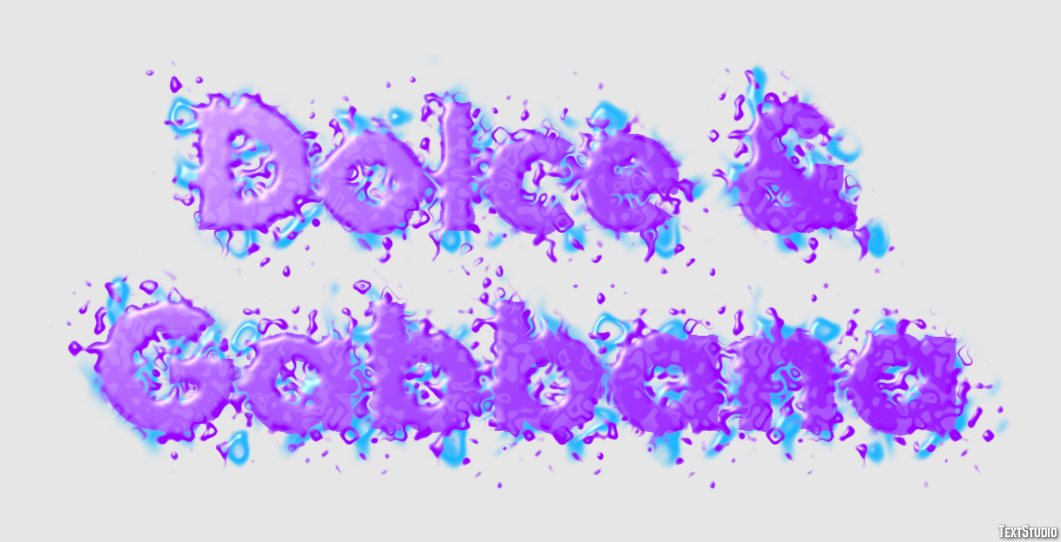 Dolce & Gabbana Effet de texte