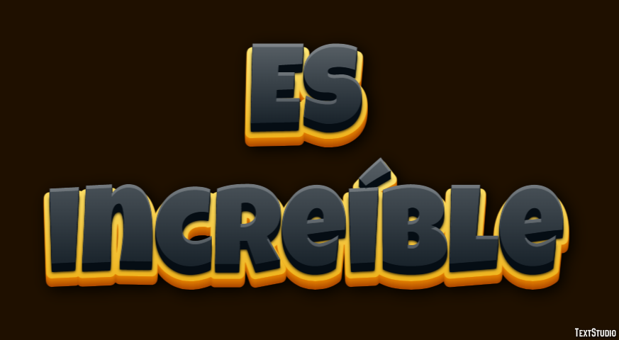Es increíble Effetto testo
