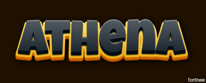 Athena Efekt tekstowy