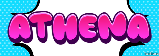 Athena Efekt tekstowy