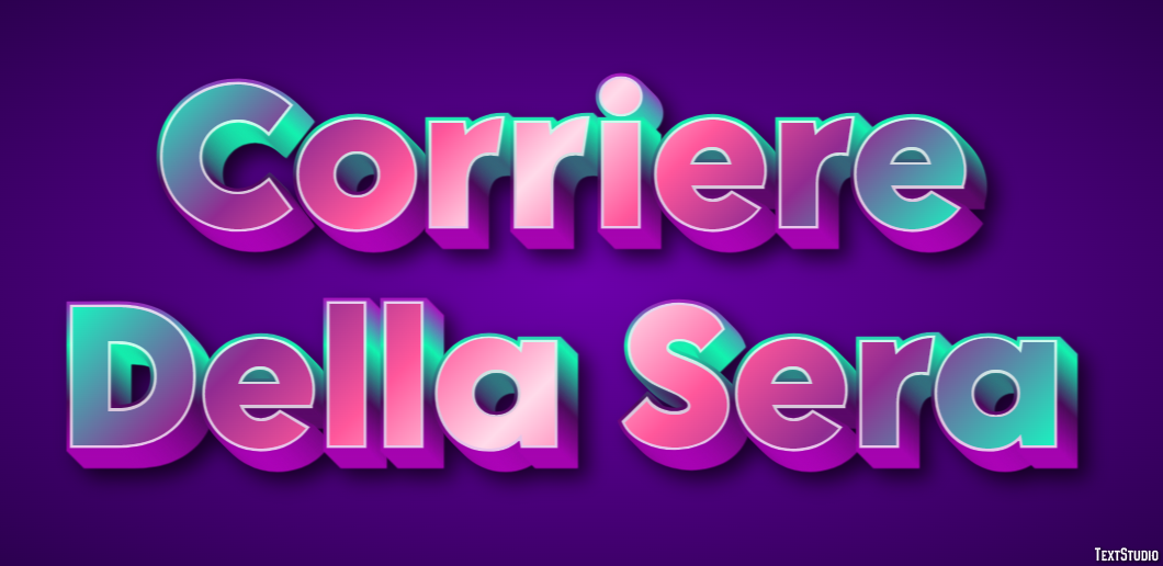 Corriere Della Sera Metin Efekti
