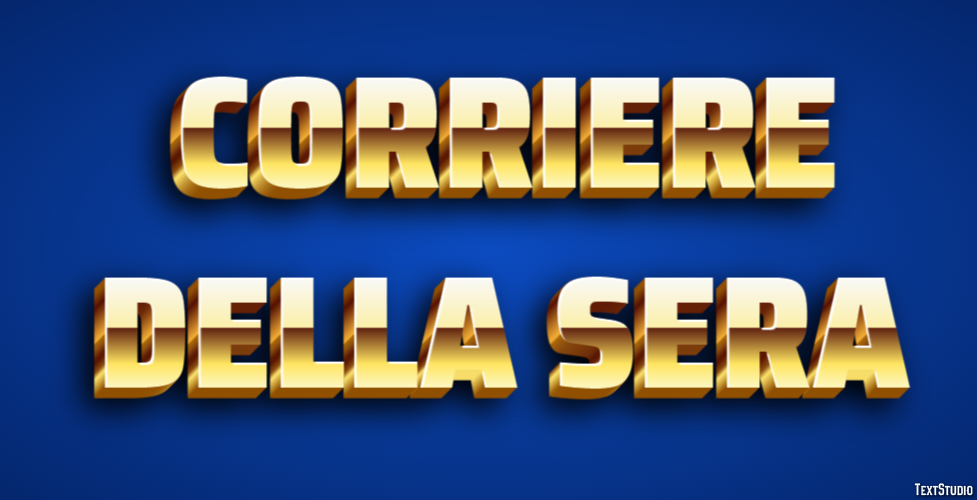 Corriere Della Sera Effetto testo