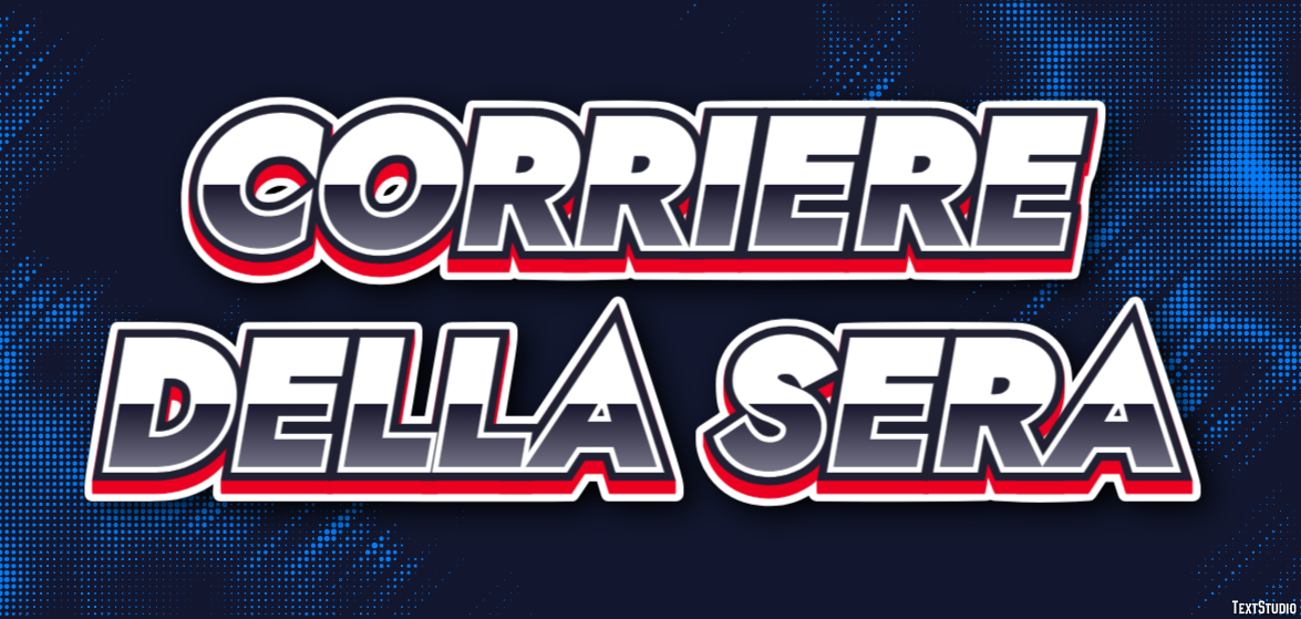 Corriere Della Sera Texteffekt
