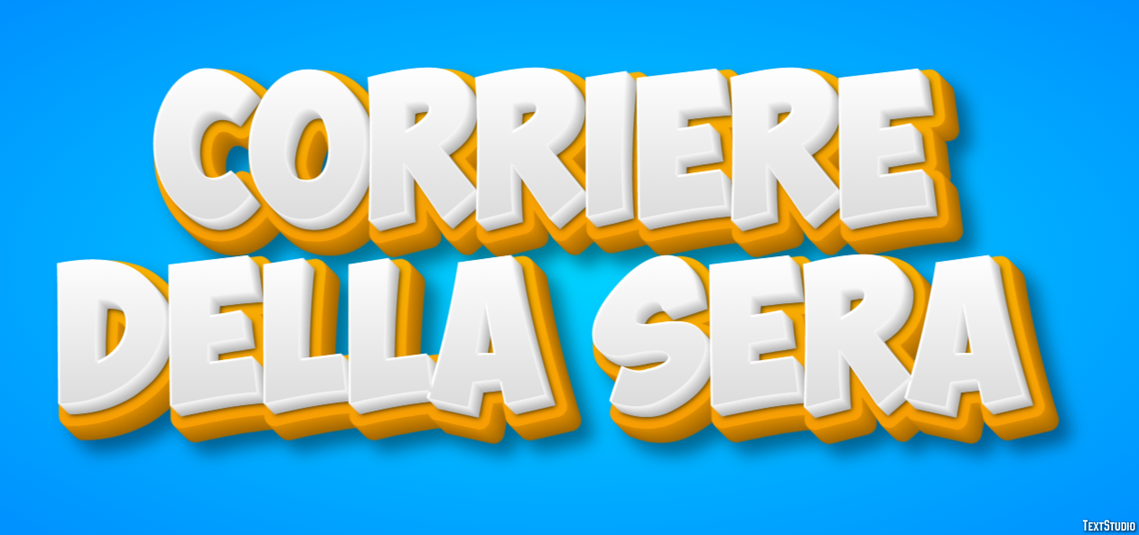 Corriere Della Sera Effetto testo