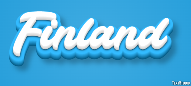Finland Text effect