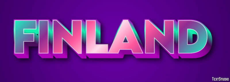 Finland Text Effect