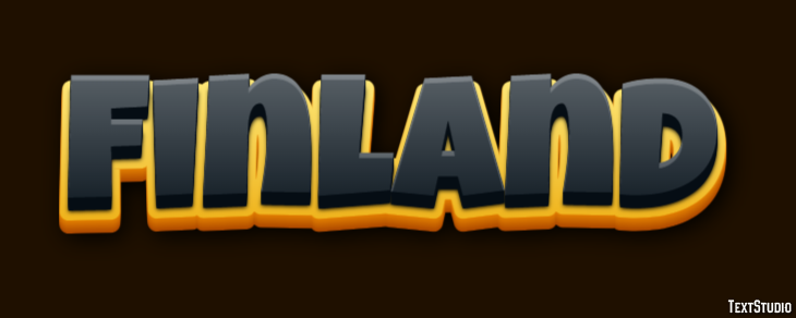 Finland Text Effect