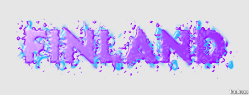 Finland Text effect