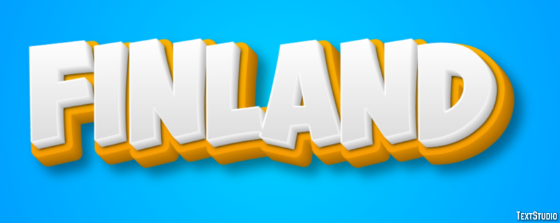 Finland Text Effect