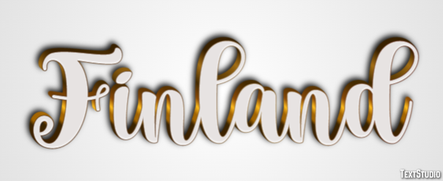 Finland Text Effect