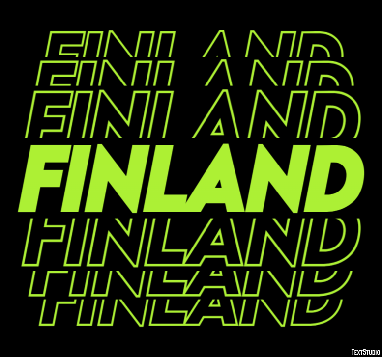 Finland Text Effect