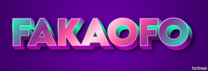 Fakaofo Text Effect