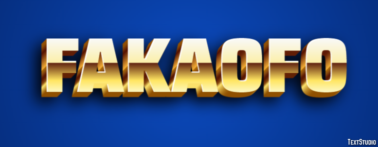 Fakaofo Effetto testo