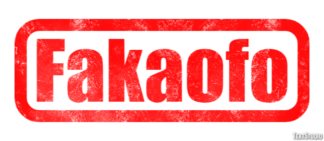 Fakaofo Effetto testo