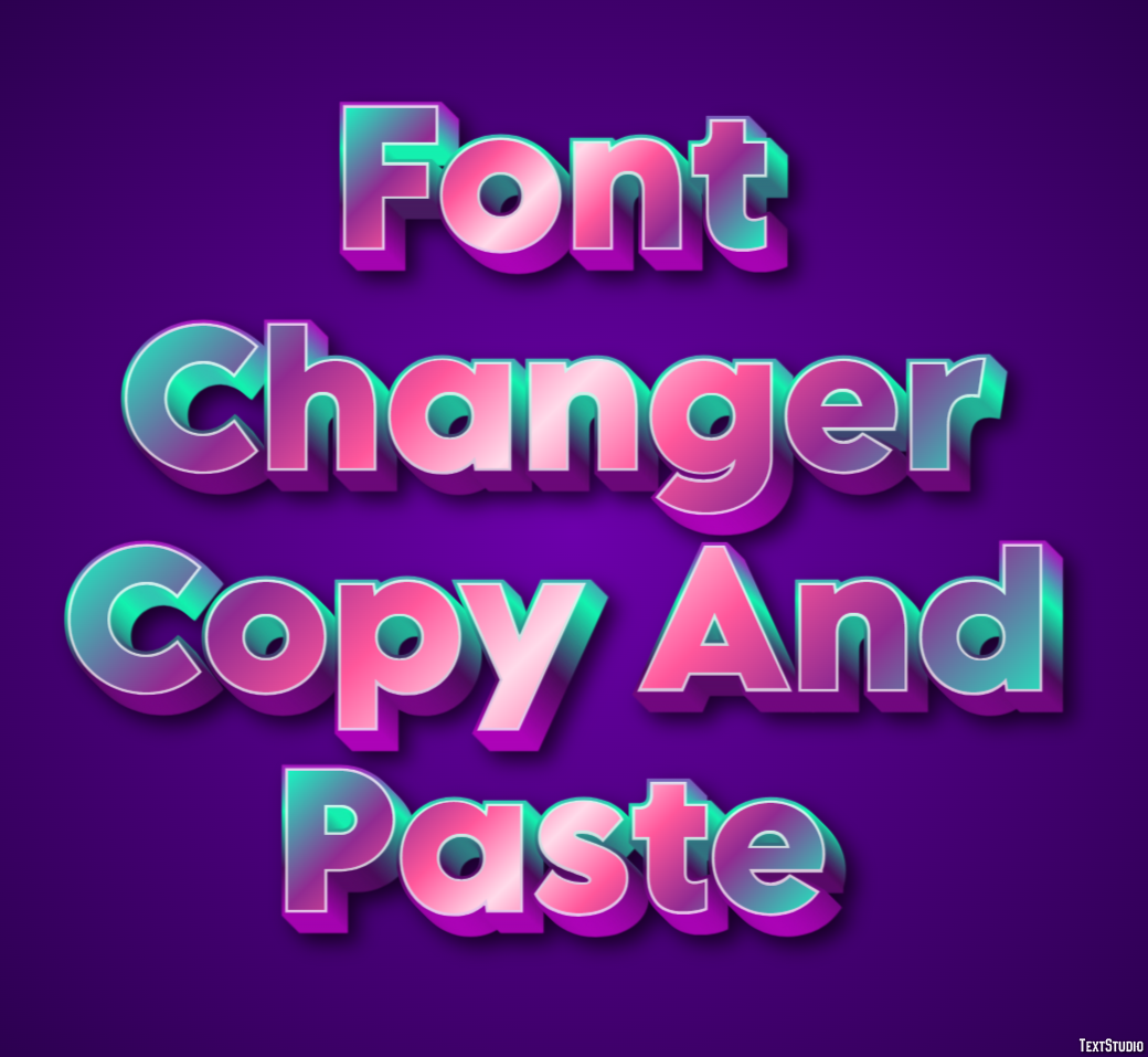 Font Changer Copy And Paste テキスト効果