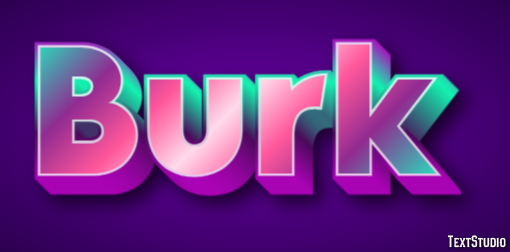 Burk Text Effect