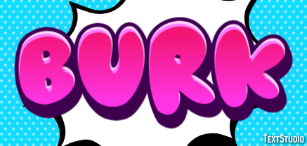 Burk Effetto testo