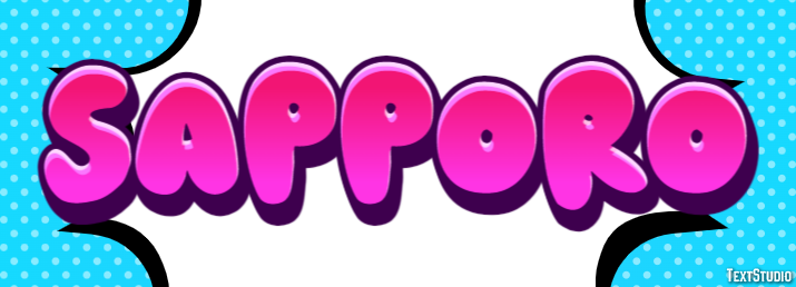 Sapporo Efekt tekstowy