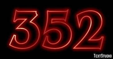 352 Efeito de texto