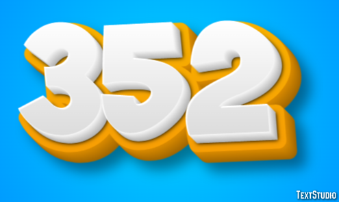 352 Text Effect