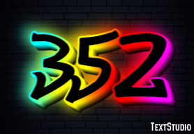 352 テキスト効果