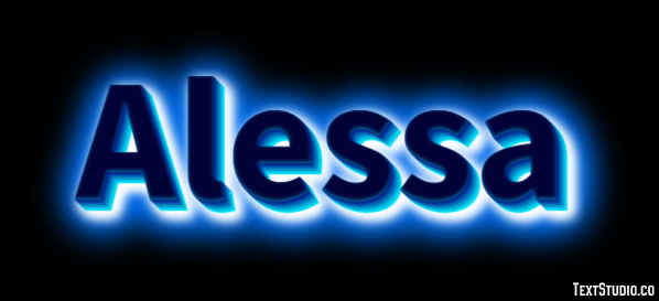 Alessa Texteffekt