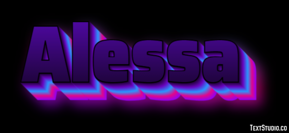 Alessa Texteffekt