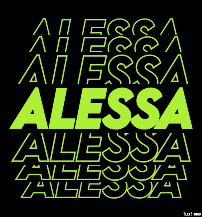 Alessa Effetto testo