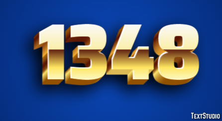 1348 Texteffekt