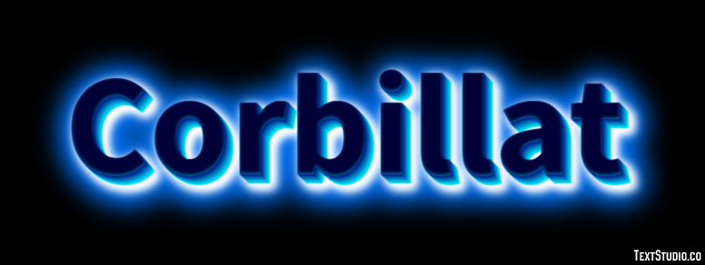 Corbillat Tekst effect