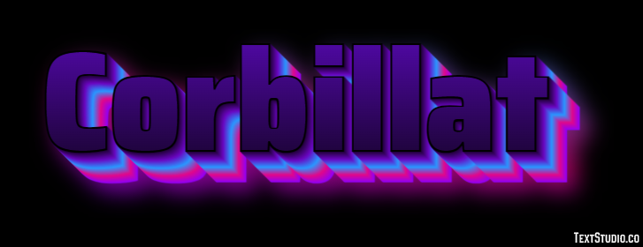 Corbillat Tekst effect