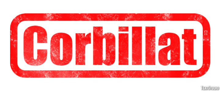 Corbillat Tekst effect