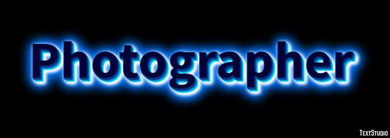 Photographer Efecto de Texto