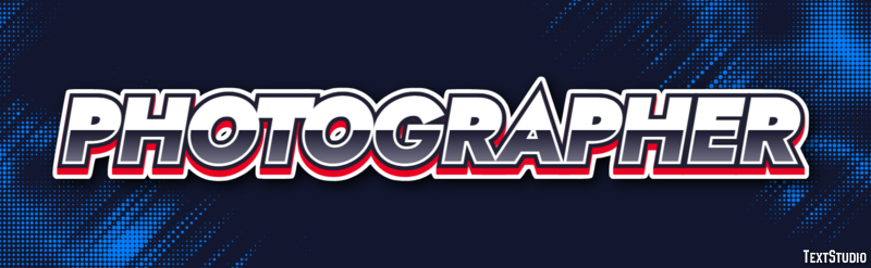 Photographer Efecto de Texto