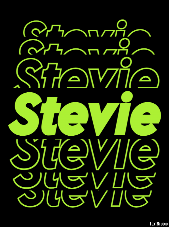 Stevie Efeito do texto