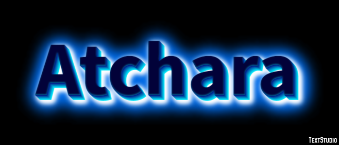 Atchara Tekst Effect