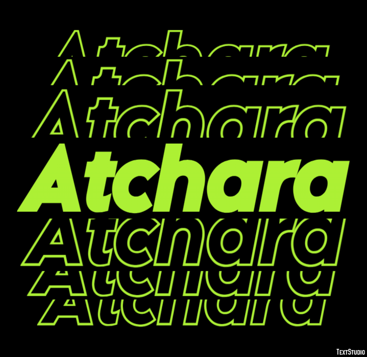 Atchara Texteffekt