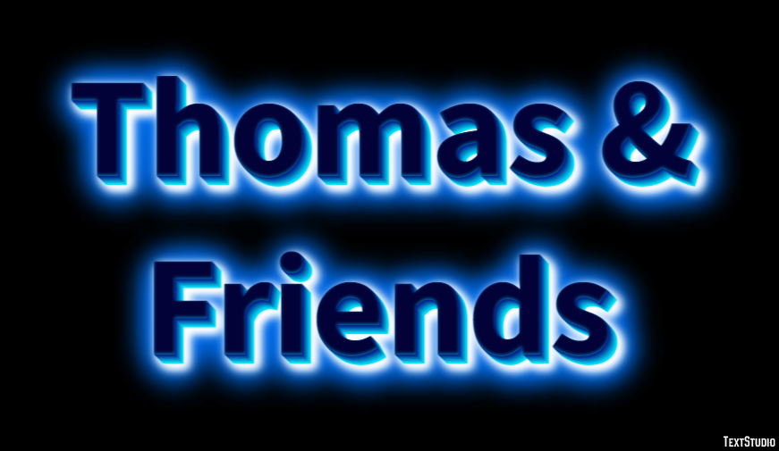 Thomas & Friends Tekst Effect