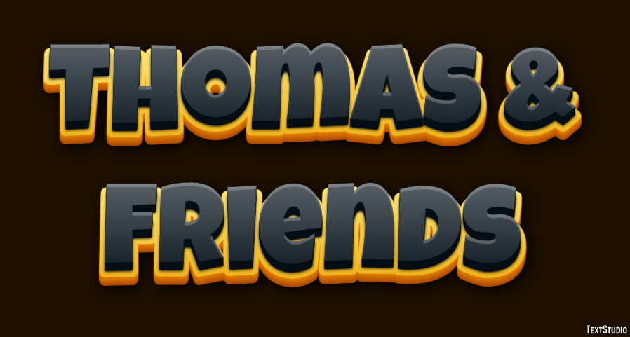 Thomas & Friends Texteffekt