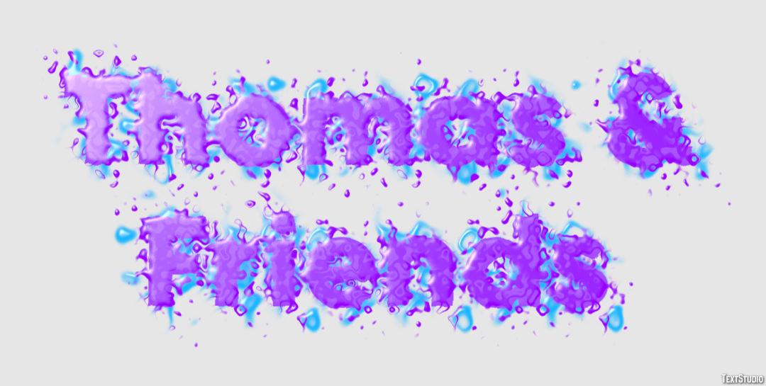 Thomas & Friends Texteffekt