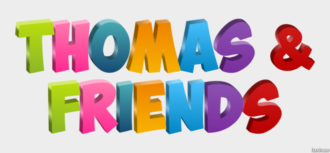 Thomas & Friends テキスト効果