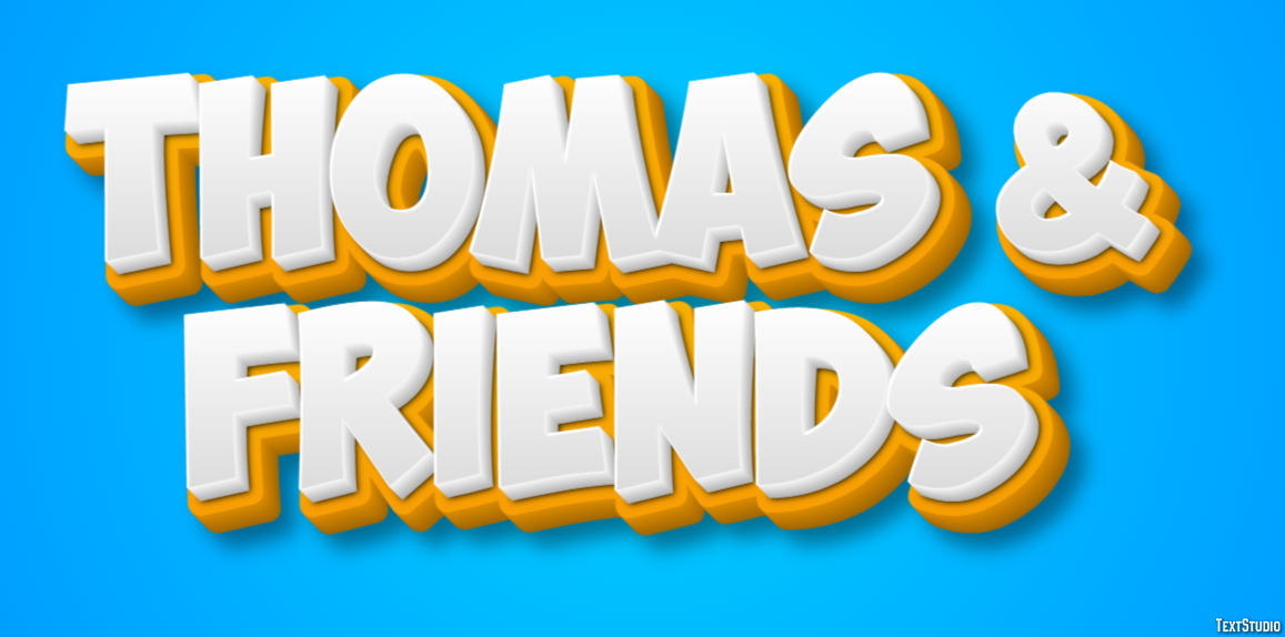 Thomas & Friends Effet de Texte